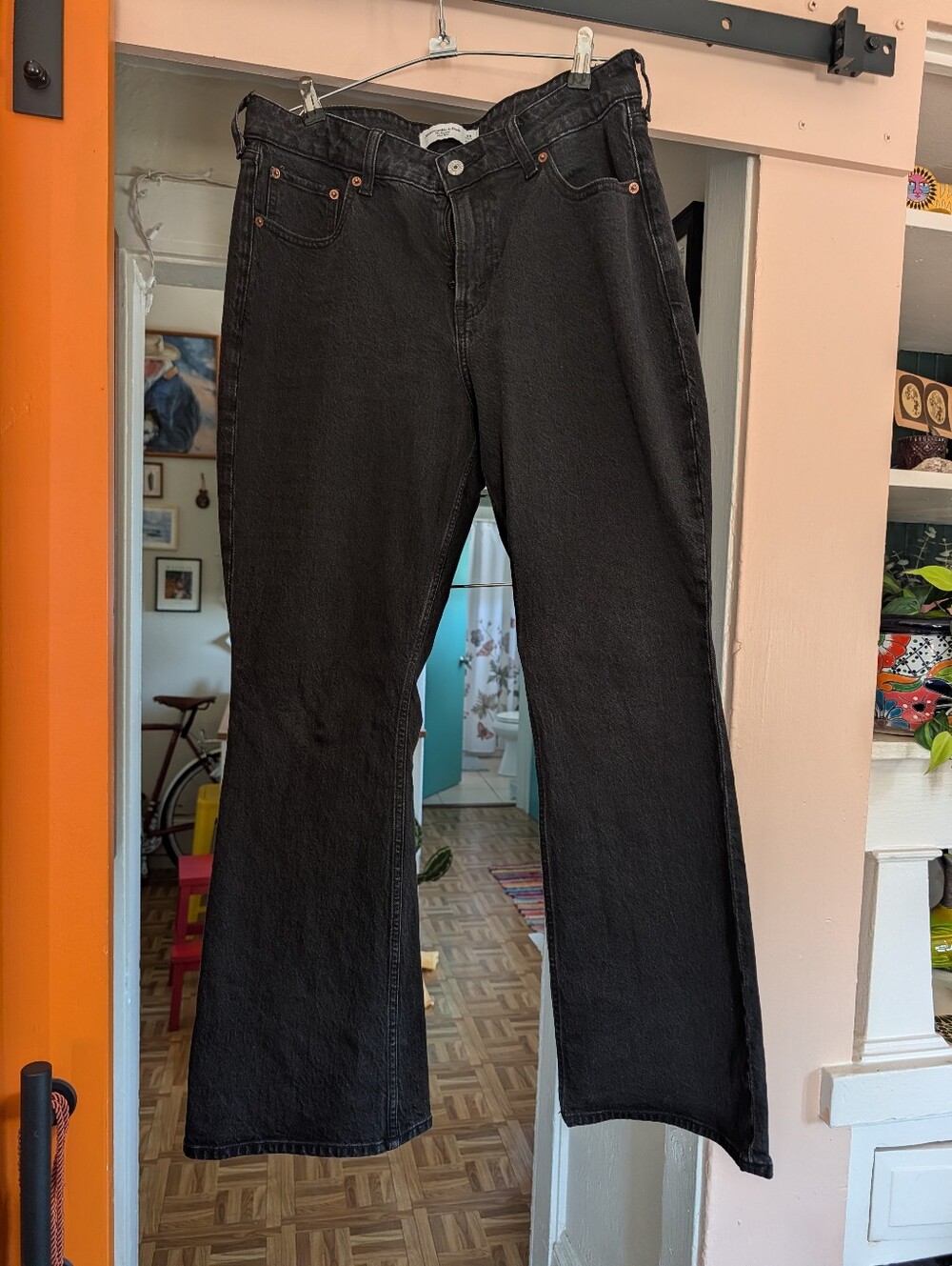 Abercrombie & Fitch Black Bootcut Jeans